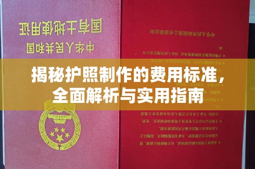 福贡揭秘护照制作的费用标准，全面解析与实用指南